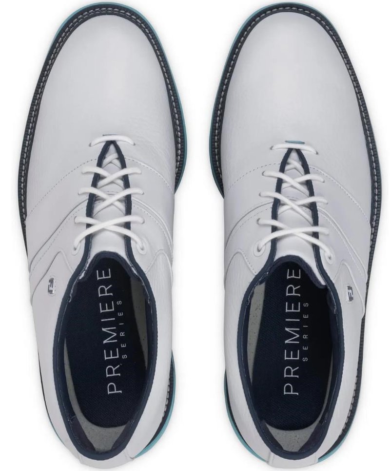 FootJoy Premiere Series Packard scarpe da golf uomo, bianco/blu