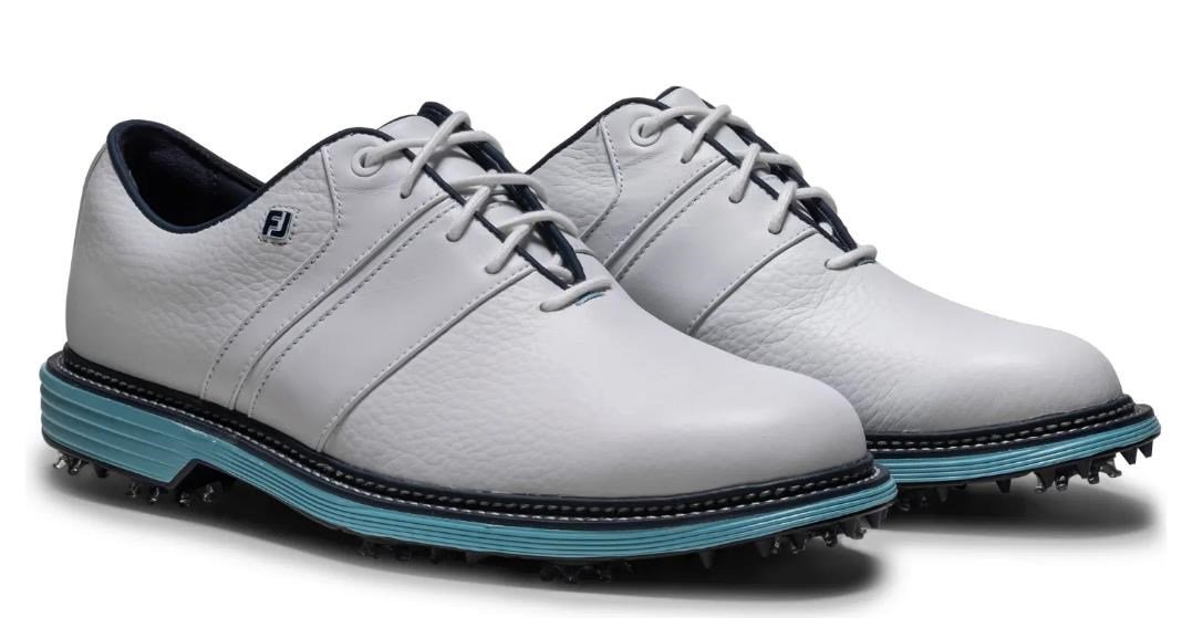 FootJoy Premiere Series Packard scarpe da golf uomo, bianco/blu