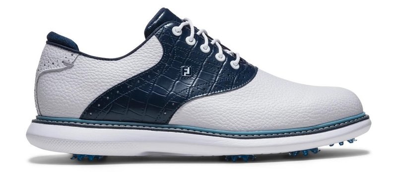 FootJoy Traditions scarpe da golf uomo, bianco/blu