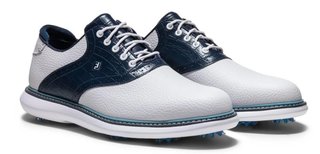 FootJoy Traditions scarpe da golf uomo, bianco/blu