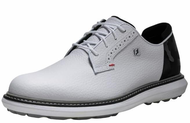 FootJoy FootJoy Traditions Spikeless scarpe da golf uomo, bianco/nero