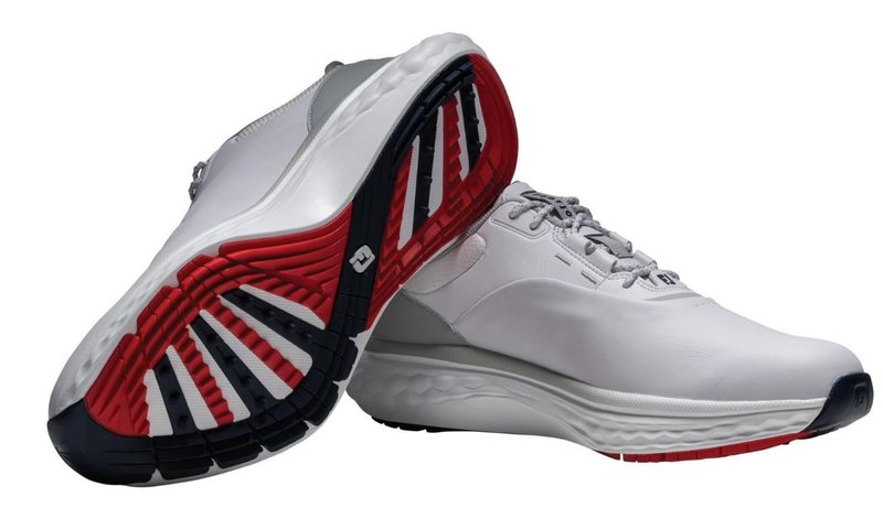 FootJoy Quantum scarpe da golf uomo, bianco/grigio