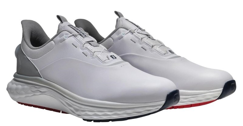 FootJoy Quantum BOA scarpe da golf uomo, bianco/grigio