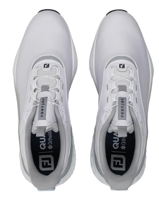 FootJoy Quantum BOA scarpe da golf uomo, bianco/grigio