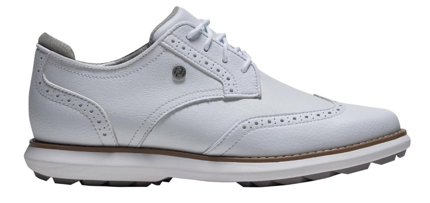 FootJoy FootJoy Traditions Spikeless scarpe da golf donna, bianche