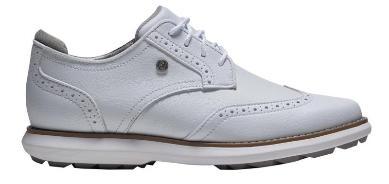 FootJoy FootJoy Traditions Spikeless scarpe da golf donna, bianche