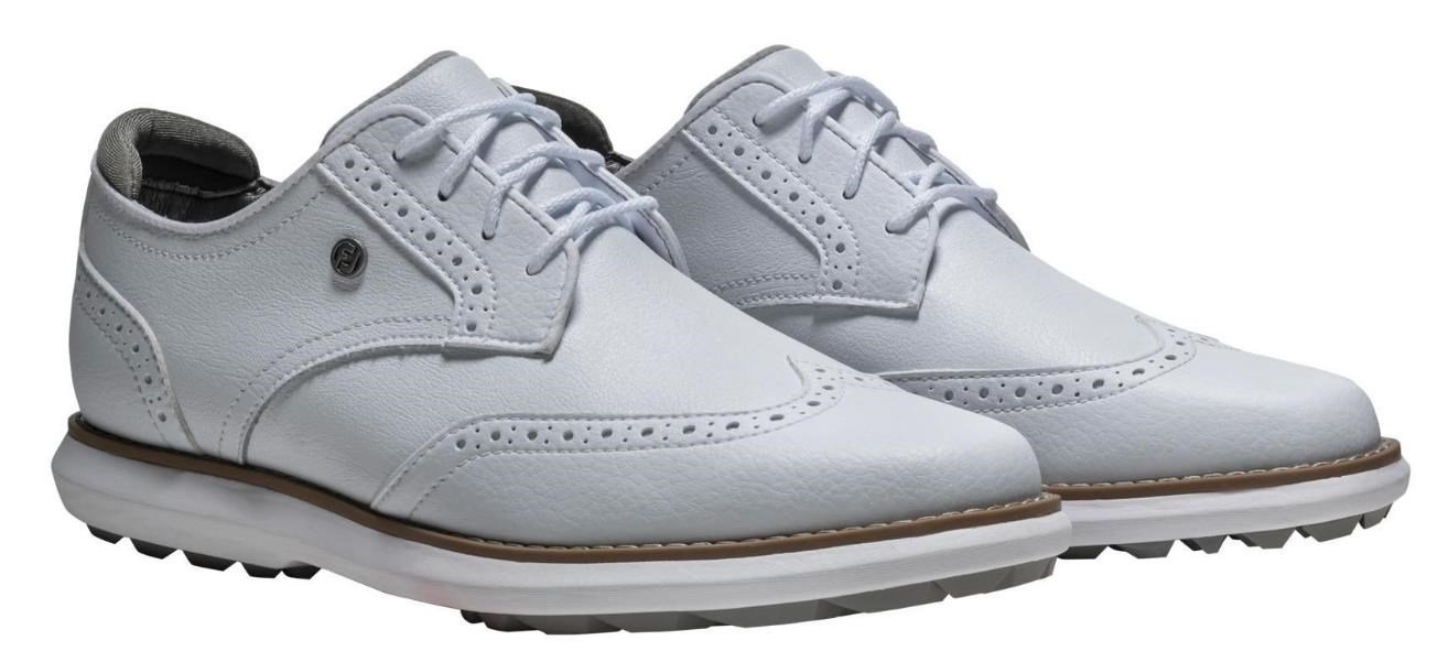 FootJoy FootJoy Traditions Spikeless scarpe da golf donna, bianche