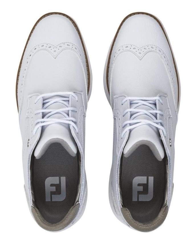 FootJoy FootJoy Traditions Spikeless scarpe da golf donna, bianche