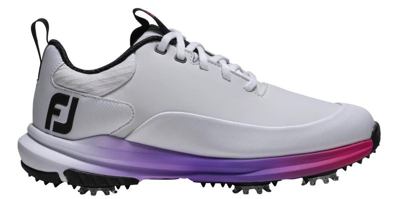 FootJoy Tour Rival scarpe da golf donna, bianco/rosa