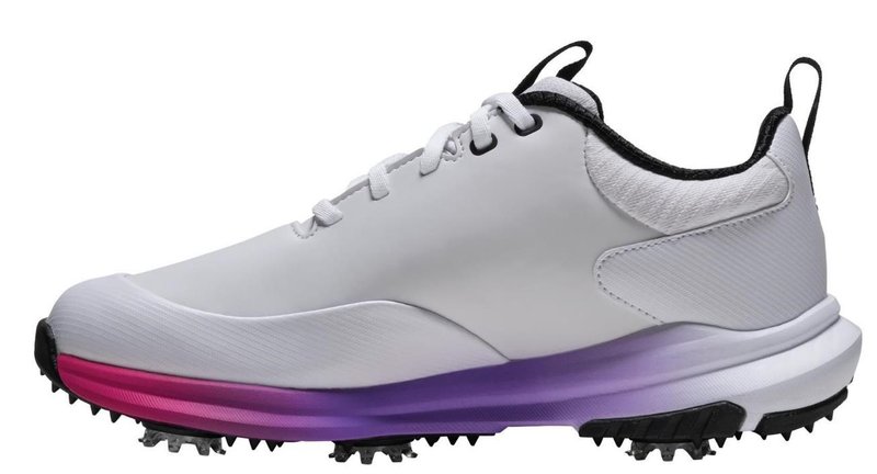 FootJoy Tour Rival scarpe da golf donna, bianco/rosa