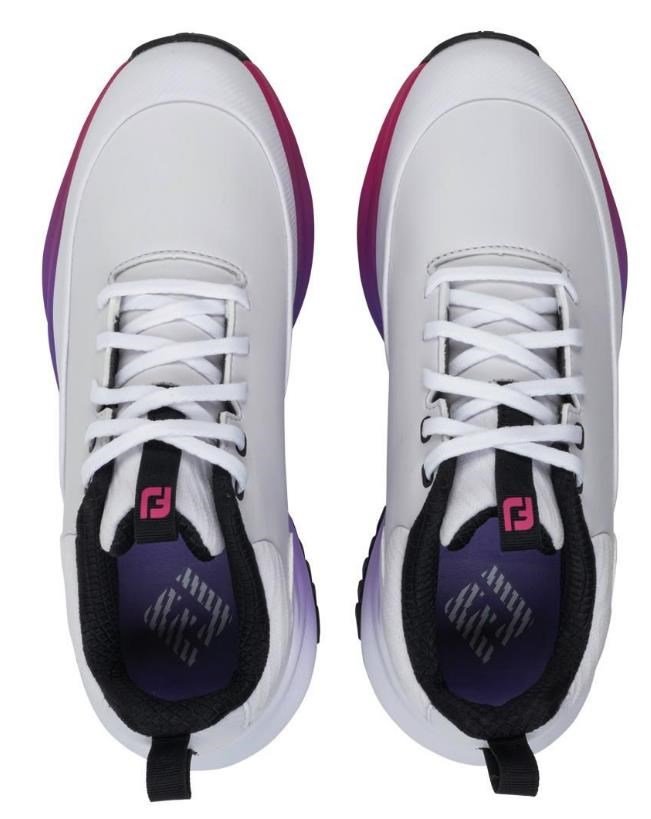 FootJoy Tour Rival scarpe da golf donna, bianco/rosa