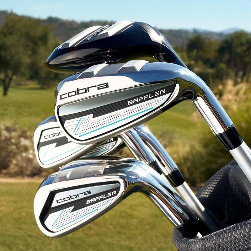 Cobra BAFFLER Black Silver ferri da golf, grafite