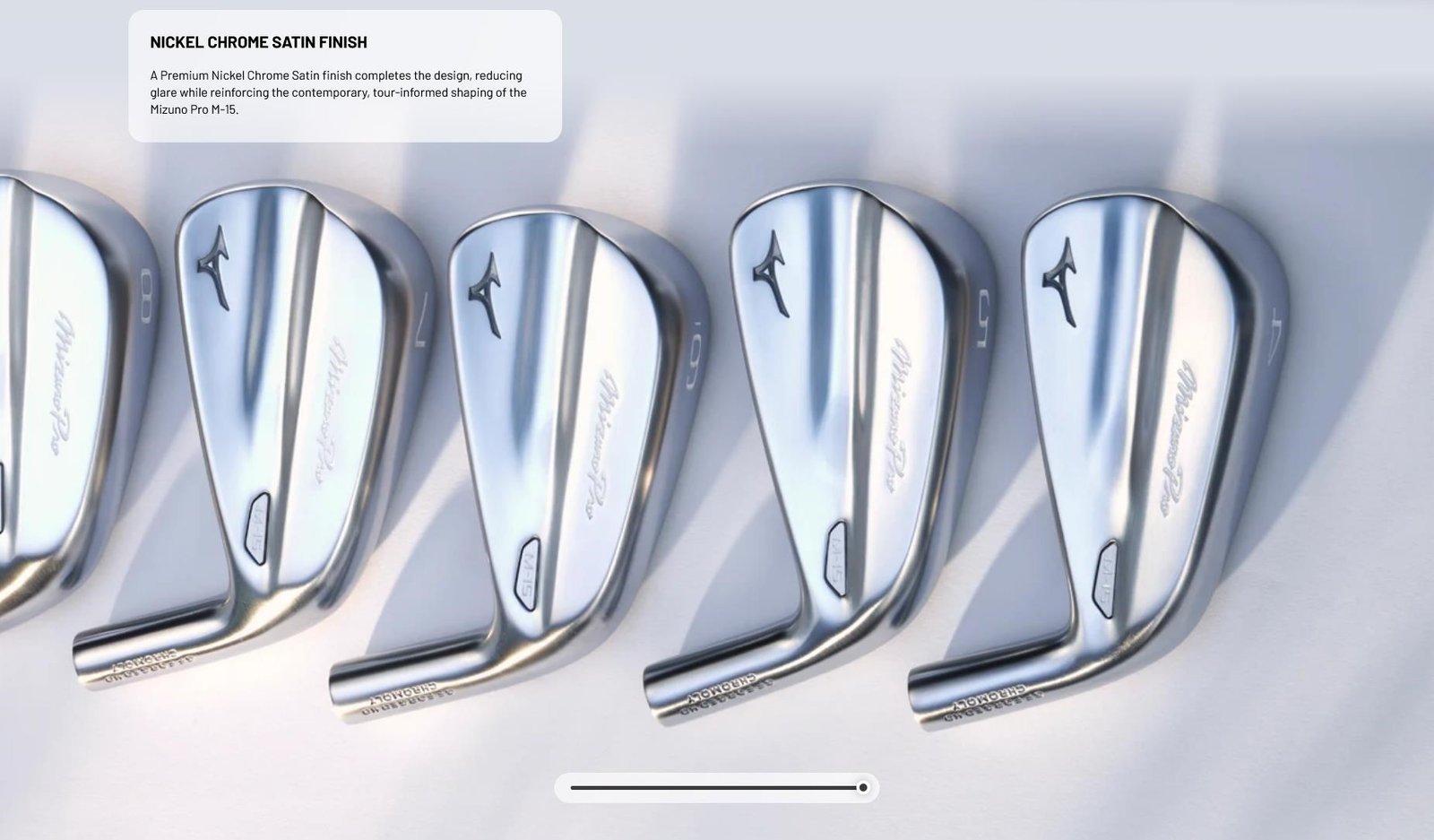 Mizuno Pro M-15 ferri da golf (acciaio)