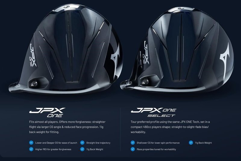 Mizuno Golf Mizuno JPX ONE Select driver