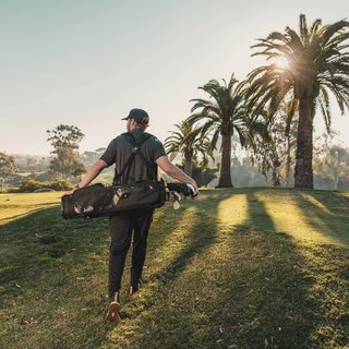 Sunday Golf El Camino pencil bag, nero opaco