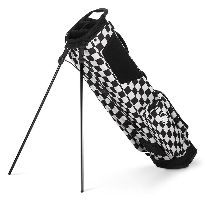 Sunday Golf El Camino pencil bag, nero/bianco checker
