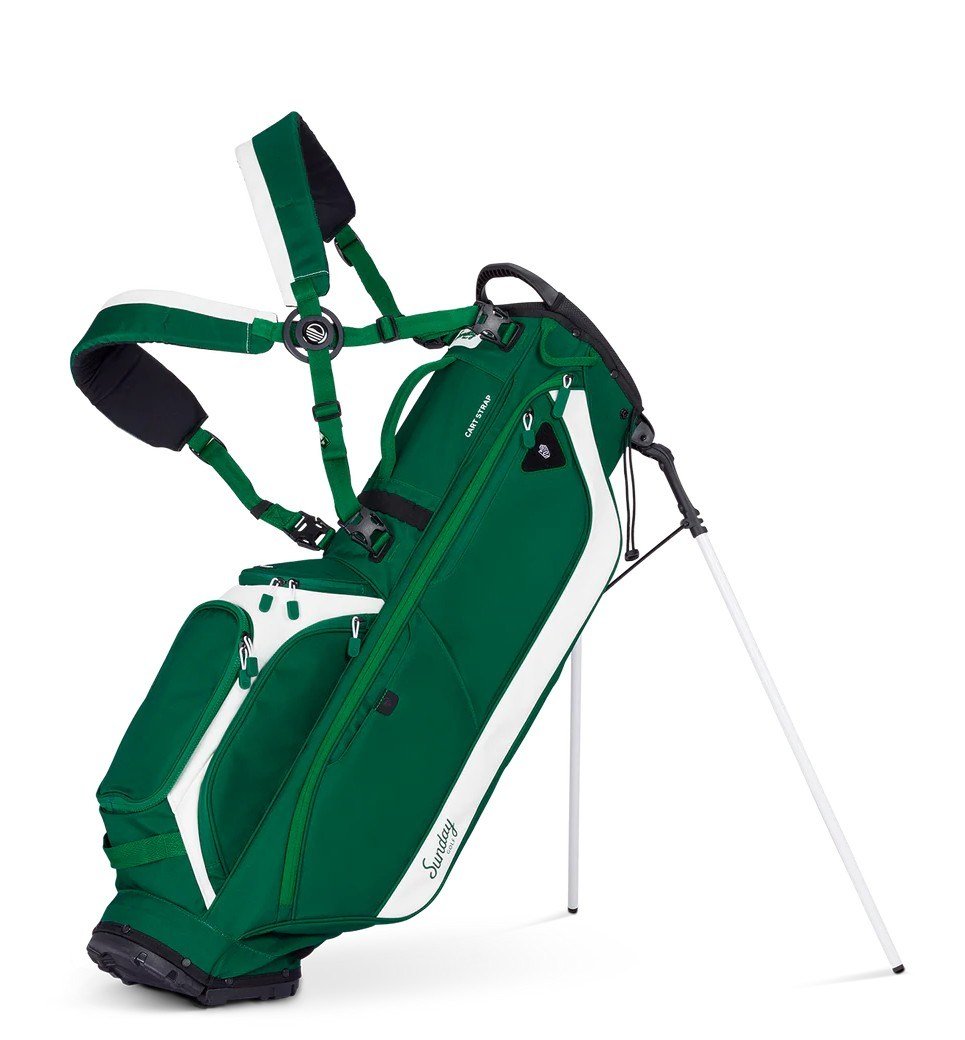 Sunday Golf Ryder stand bag, evergreen