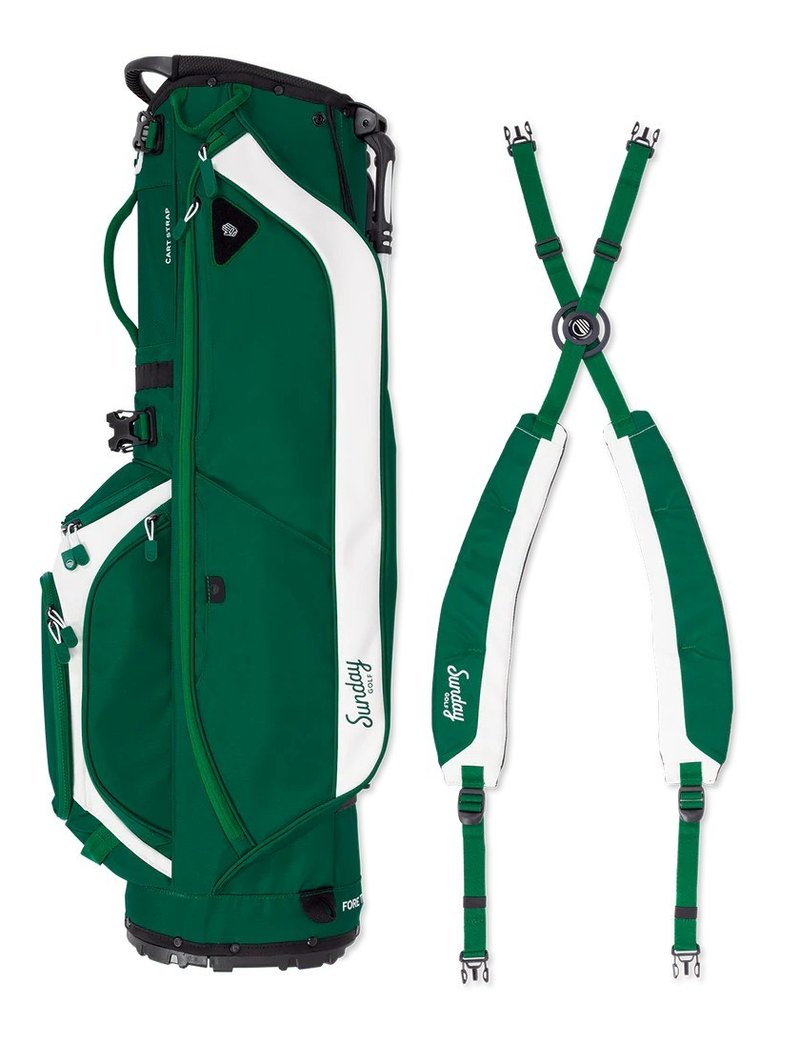 Sunday Golf Ryder stand bag, evergreen