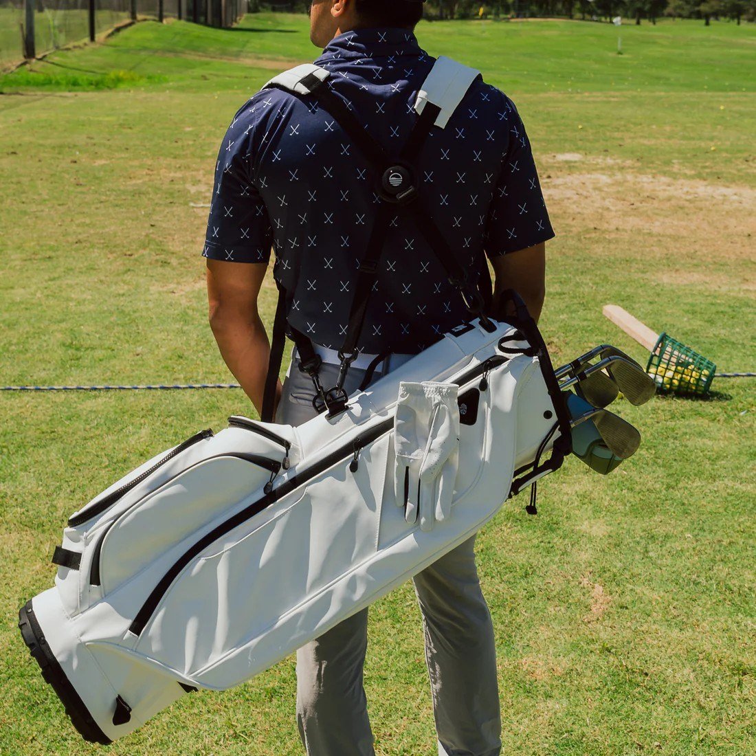 Sunday Golf Ryder S-Class stand bag, bianco