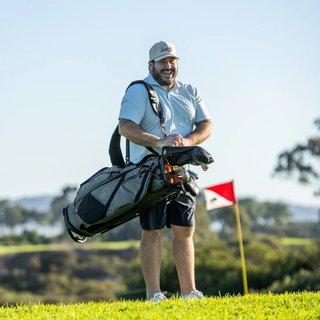 Sunday Golf Ranger stand bag, sage