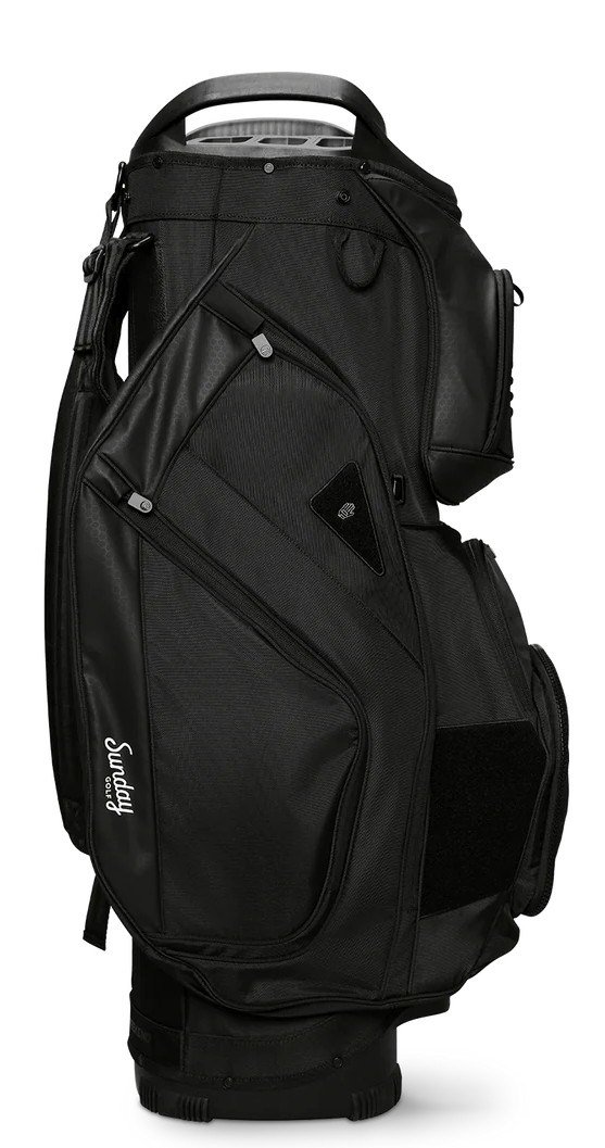 Sunday Golf Big Rig cart bag, nero opaco