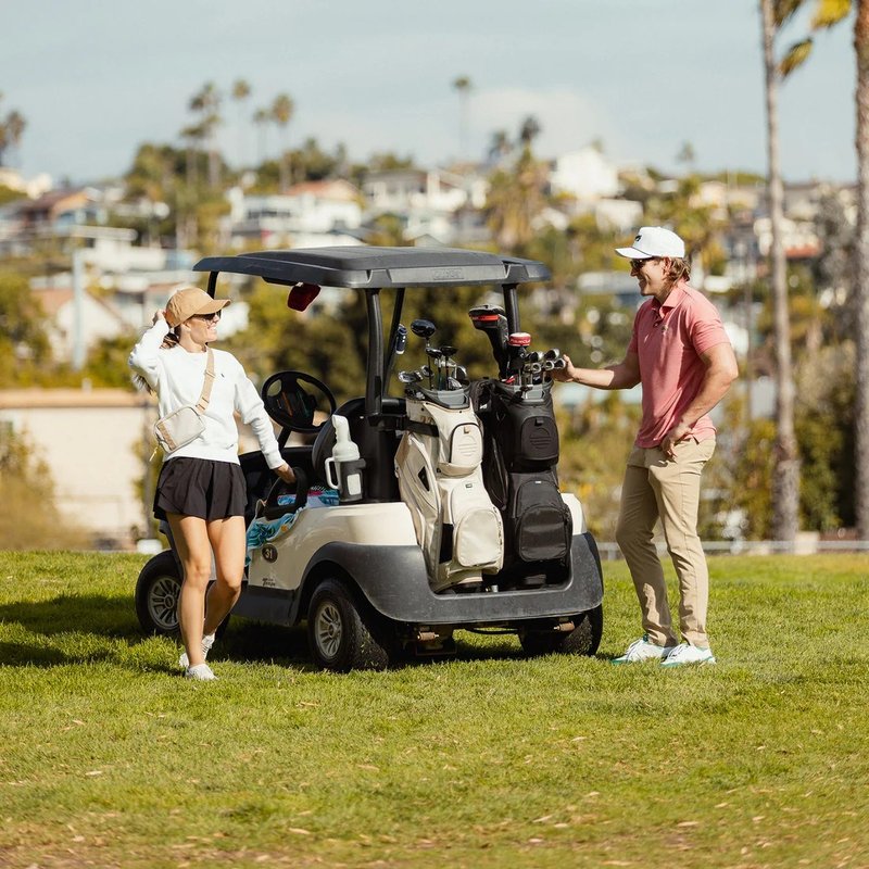 Sunday Golf Big Rig cart bag, nero opaco