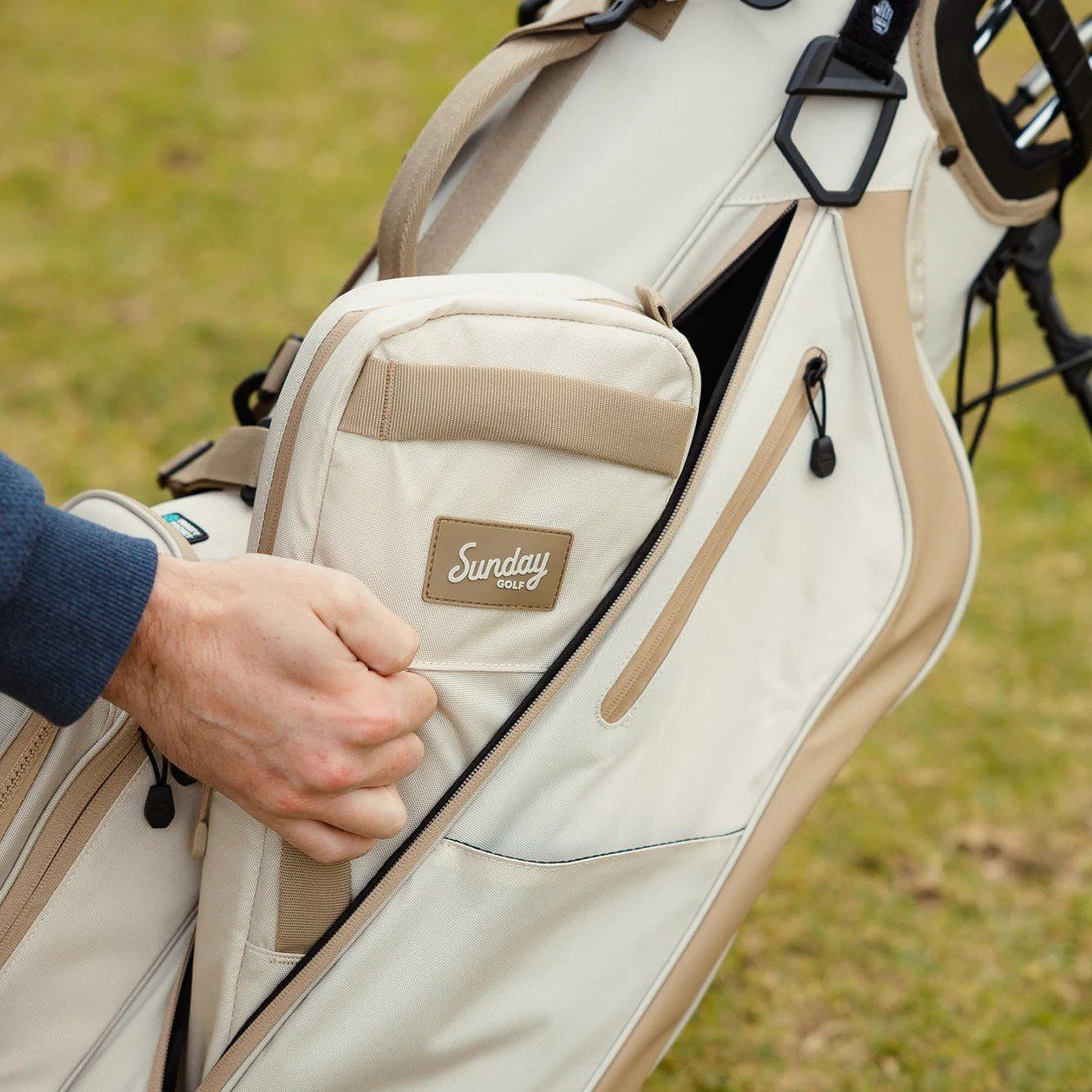 Sunday Golf Big Frosty can cooler toasted almond