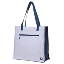 FootJoy Tote bag, navy/dusty lavender print