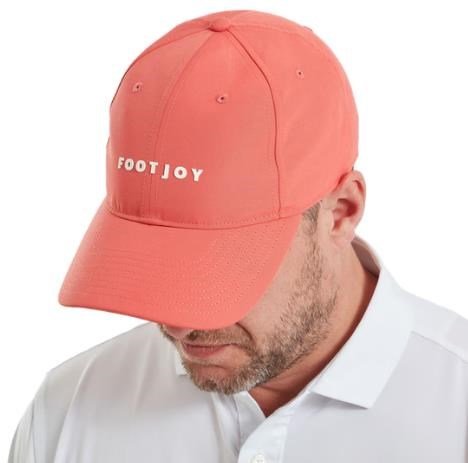 FootJoy FJ Fashion cappellino da golf, nantucket red/white