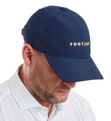 FootJoy FJ Fashion cappellino da golf, navy with sunshine