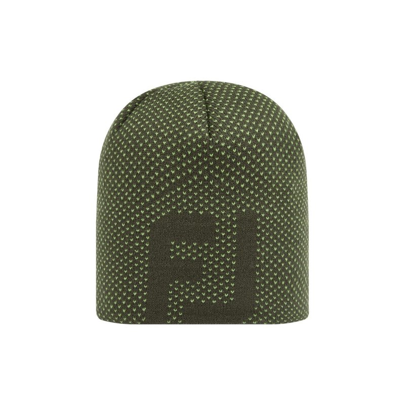 FootJoy FJ Dot Jacquard Beanie berretto invernale, olive/acid green