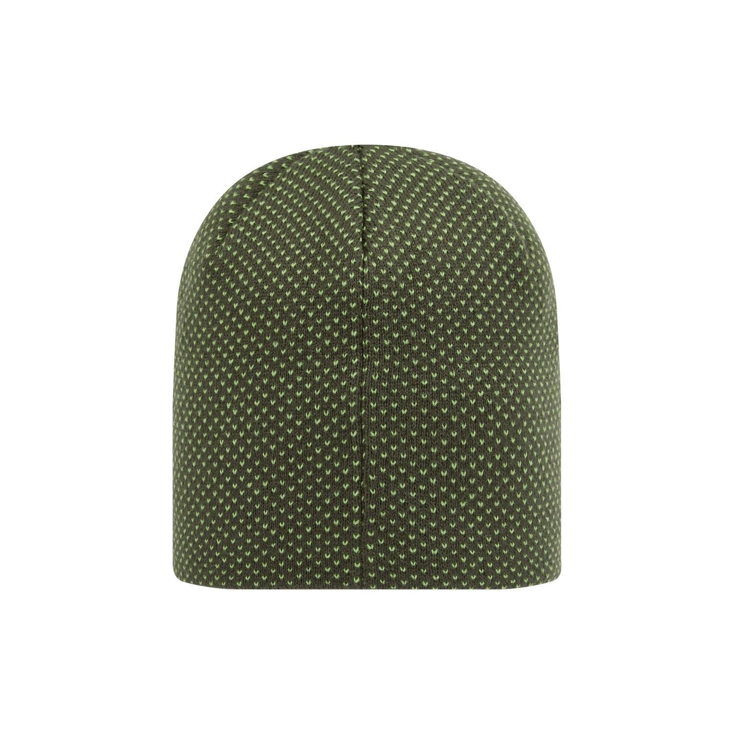 FootJoy FJ Dot Jacquard Beanie berretto invernale, olive/acid green