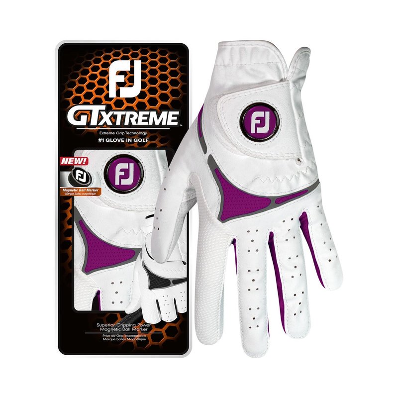 FootJoy GTxtreme guanto da golf donna, bianco/fucsia