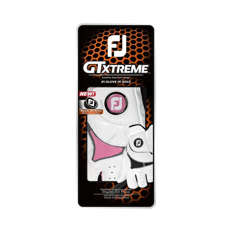 Footjoy GTxtreme guanto da golf donna, bianco/rosa