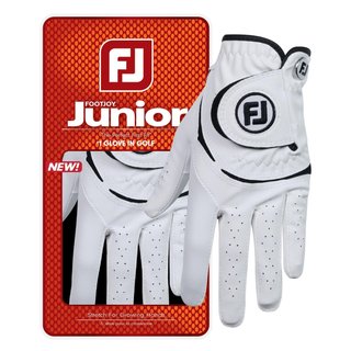 FootJoy FJ Junior guanto da golf per bambini, bianco