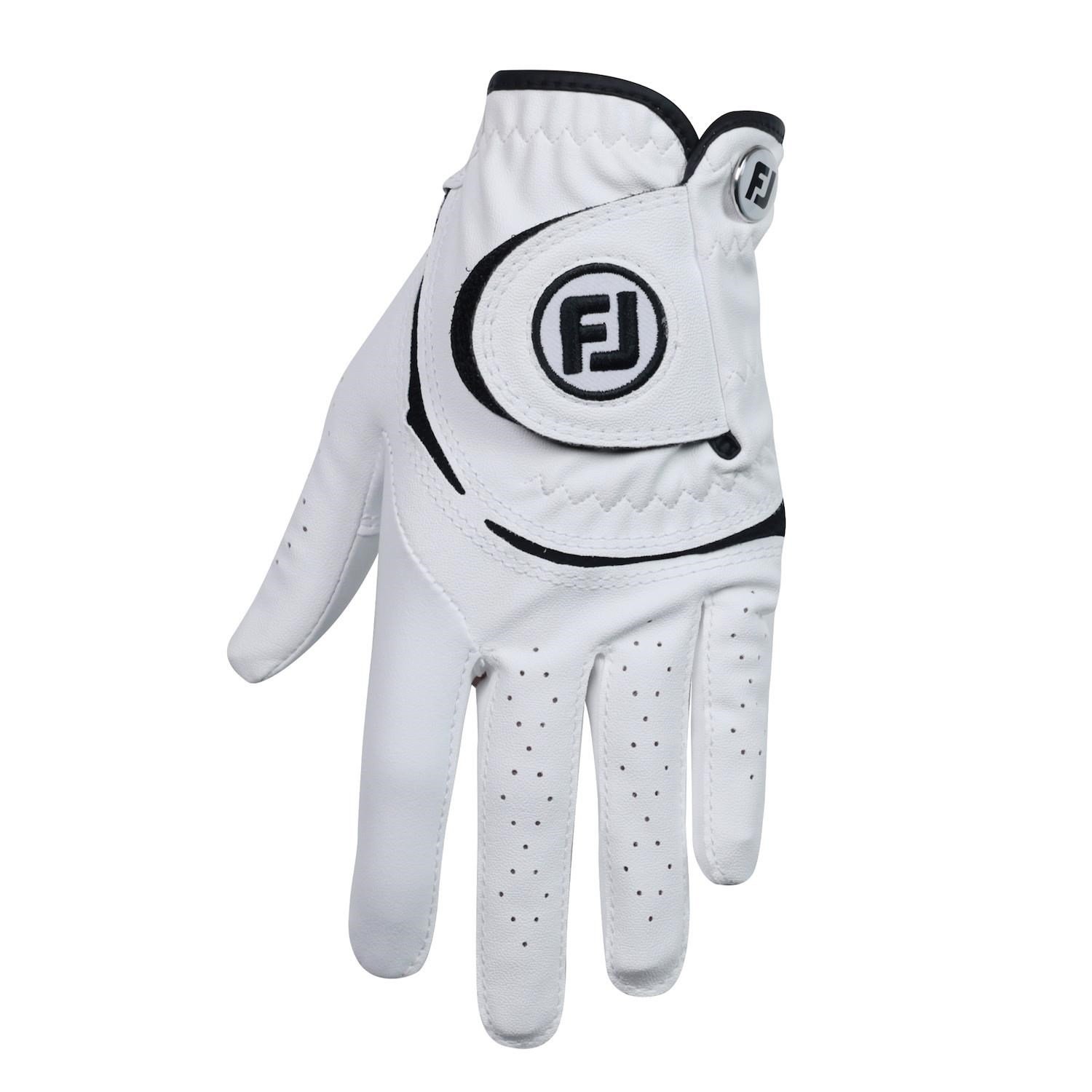 FootJoy FJ Junior guanto da golf per bambini, bianco