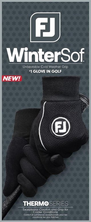 FootJoy WinterSof guanto da golf da uomo (paio), nero