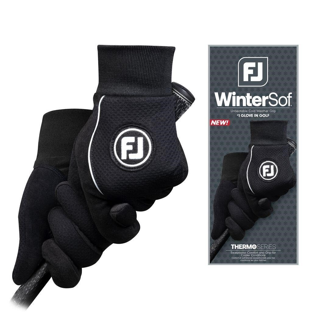FootJoy WinterSof guanto da golf da uomo (paio), nero