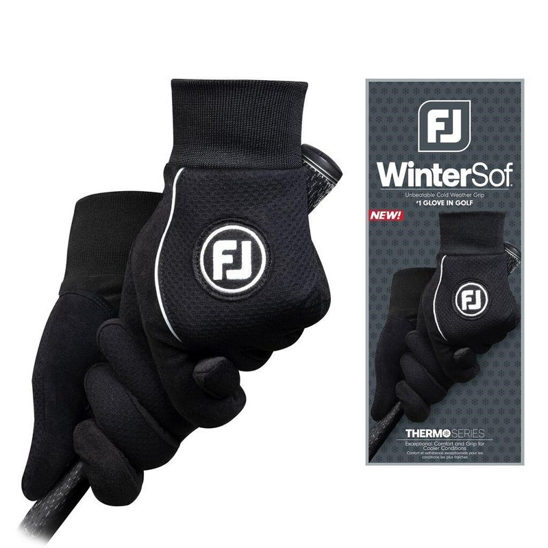 FootJoy WinterSof guanto da golf da uomo (paio), nero