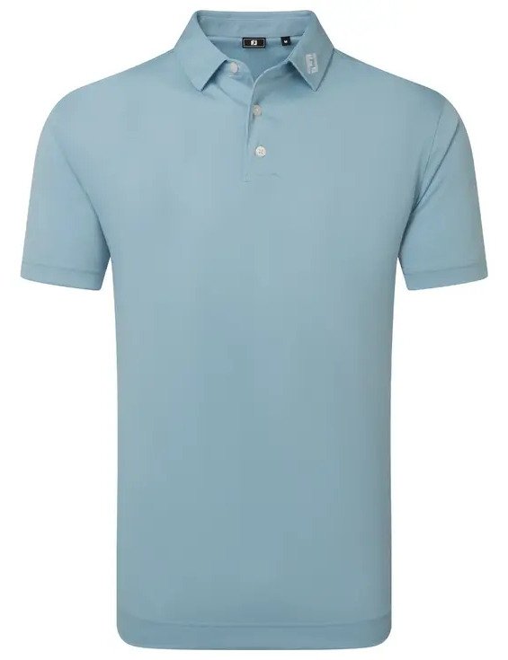 FootJoy Stretch Pique Solid polo da uomo, chambray