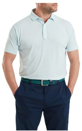 FootJoy Lisle Solid polo uomo, ice blue