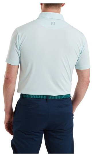 FootJoy Lisle Solid polo uomo, ice blue