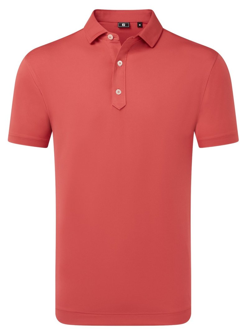 FootJoy Lisle Solid polo uomo, nantucket red