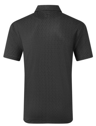 FootJoy Modernist Geo Pique polo da uomo, charcoal/black