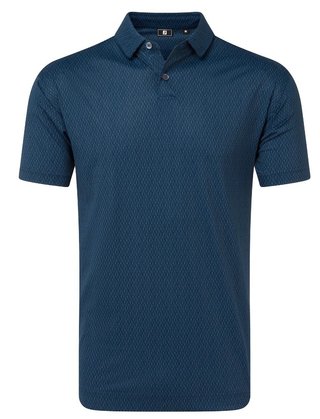FootJoy Modernist Geo Pique polo uomo, navy tonal