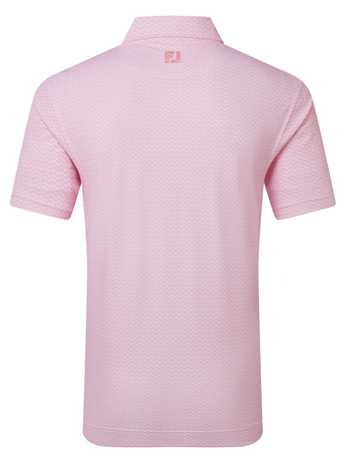 FootJoy Scallop Geo Pique polo uomo, pink pop