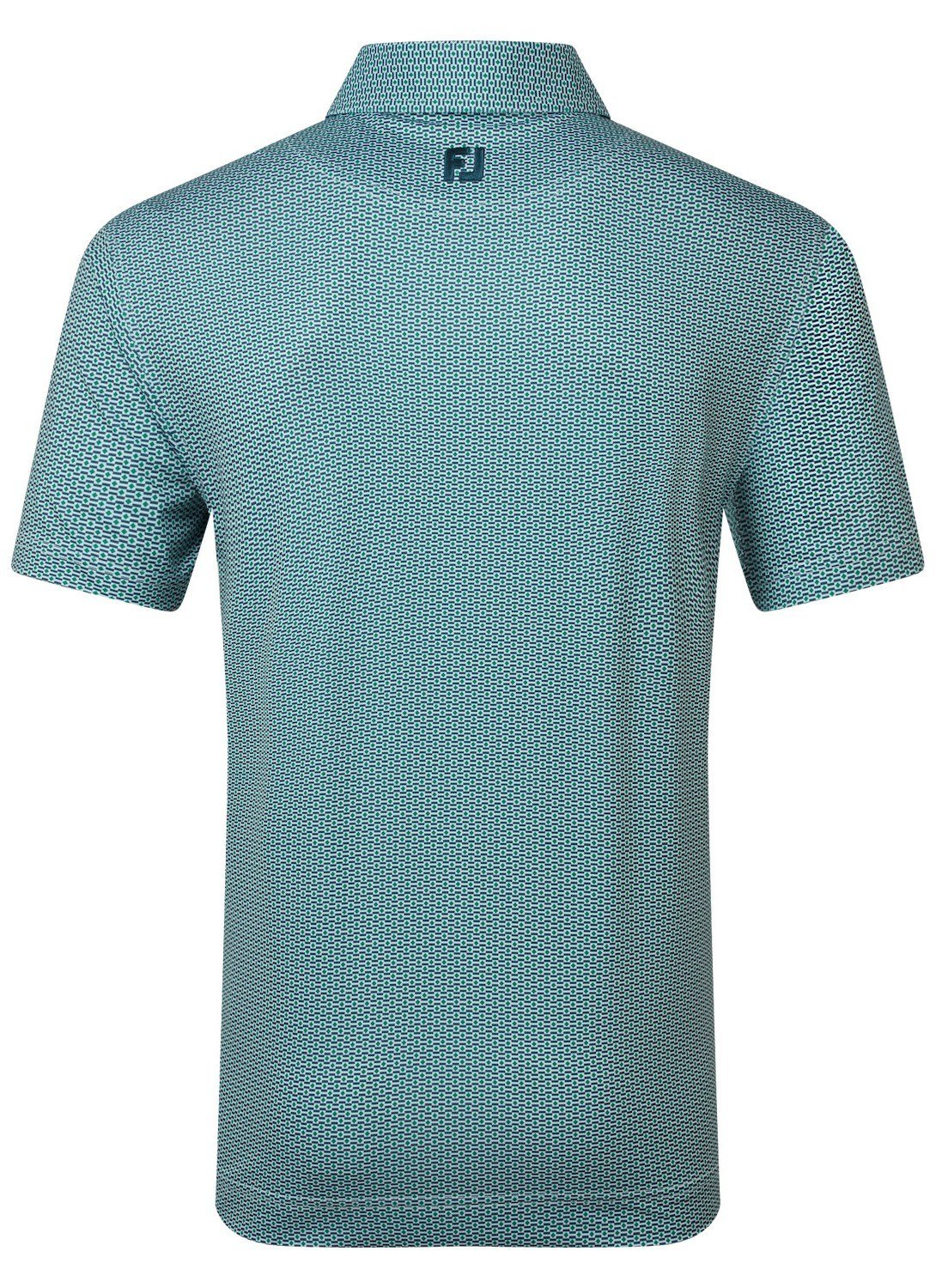 FootJoy Nautical Flag Print Lisle polo da uomo, field green/navy