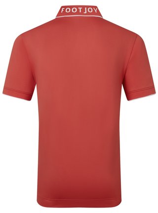 FootJoy FJ Wordmark Pique polo da uomo, nantucket red