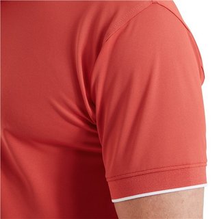 FootJoy FJ Wordmark Pique polo da uomo, nantucket red