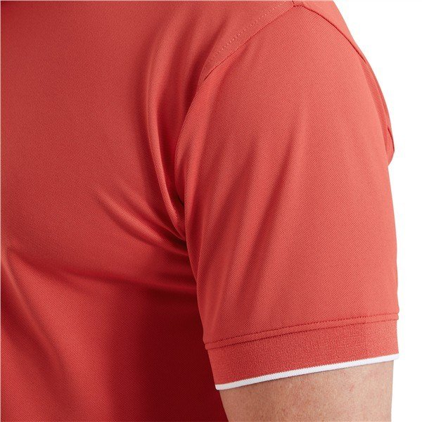 FootJoy FJ Wordmark Pique polo da uomo, nantucket red